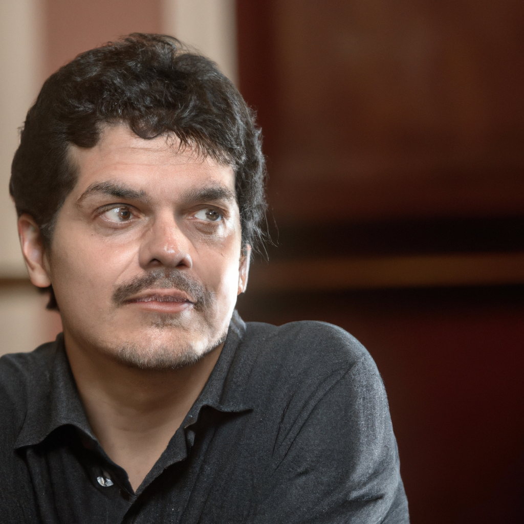 Retrato de Matías Reyes, editor y colorista, frente a monitor calibrado