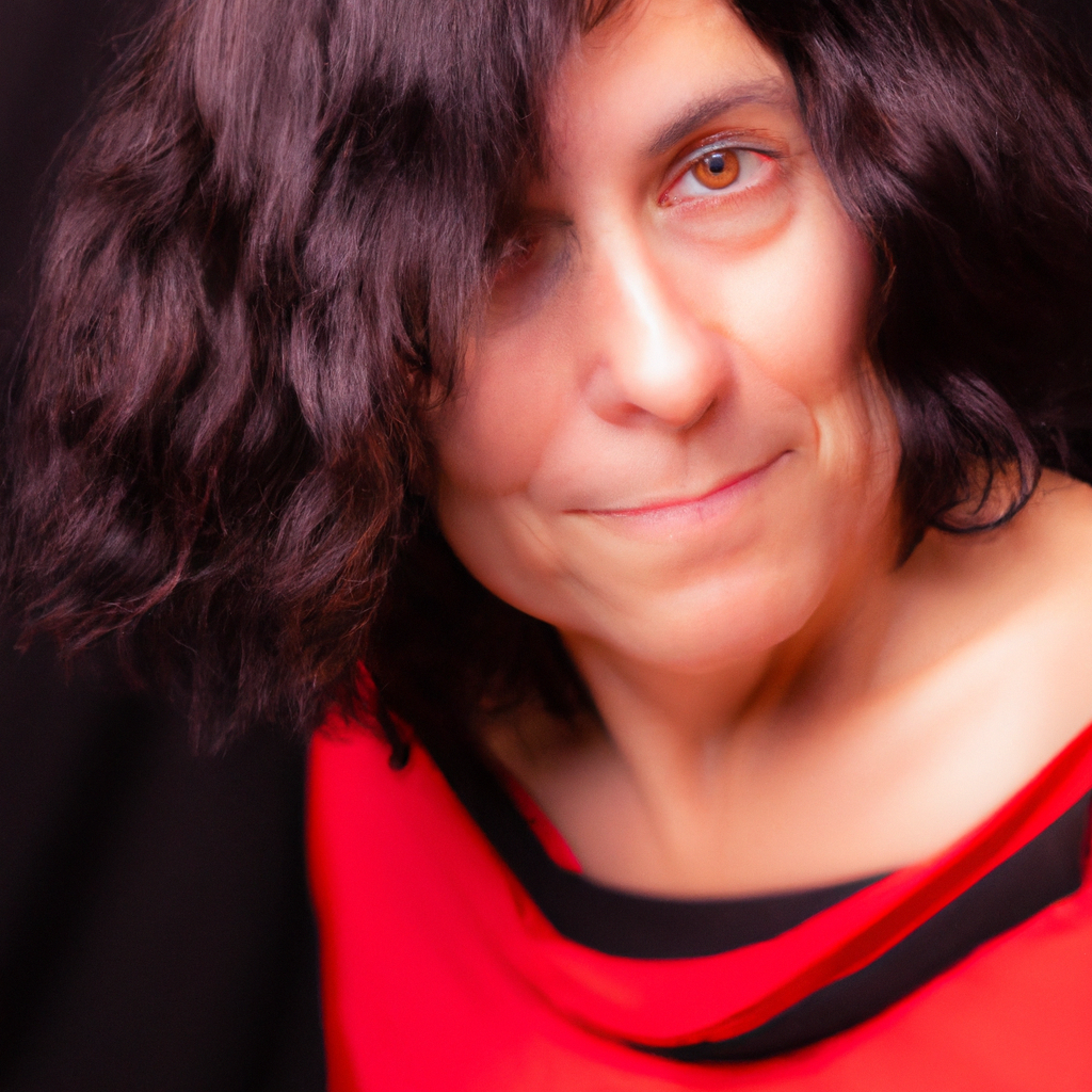 Retrato editorial de Ana Contreras, directora creativa, con luz suave y fondo neutro